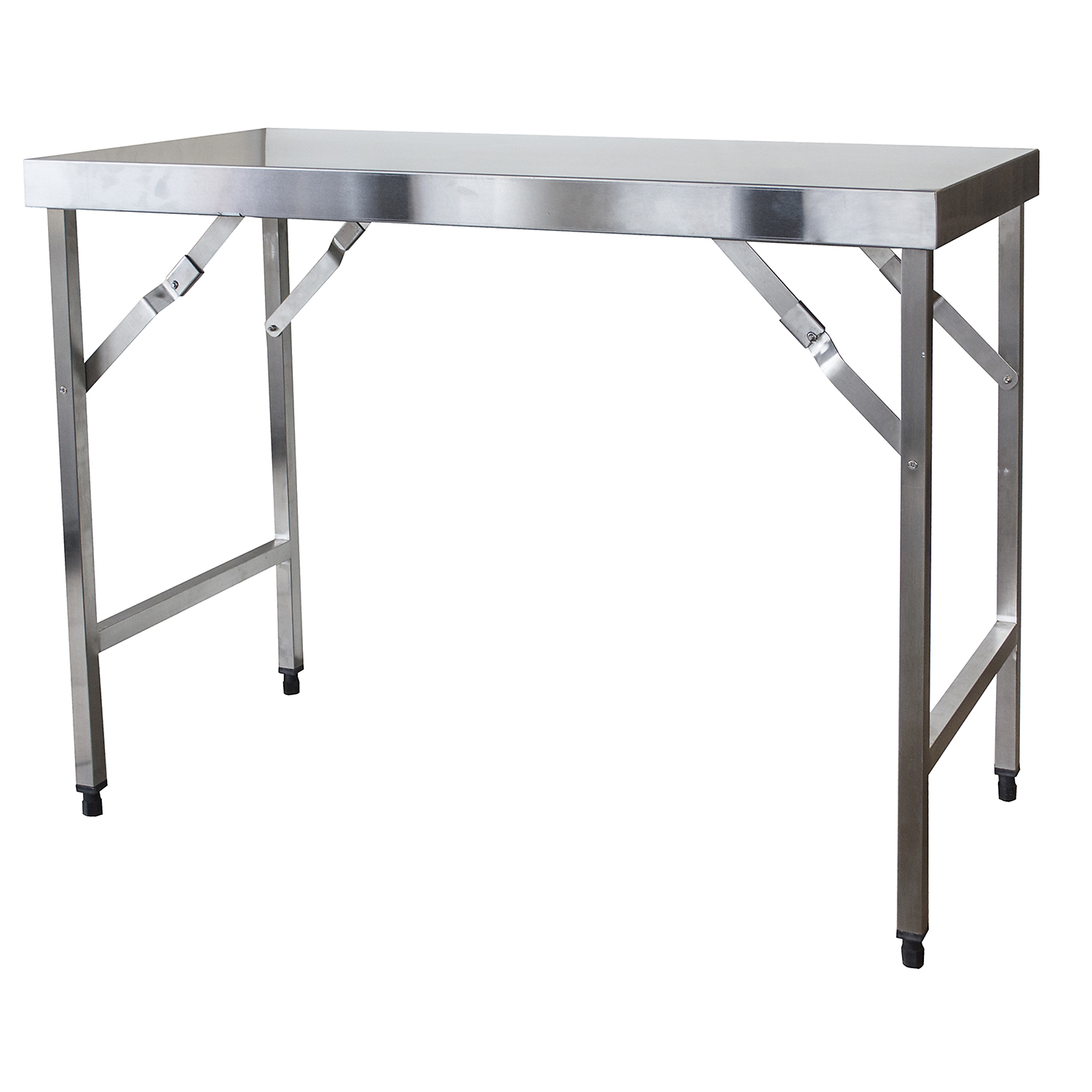Sportsman Series, Stainless Steel Portable Folding Work Table, Width 35 in, Height 24 in, Model# SSTABLEFD
